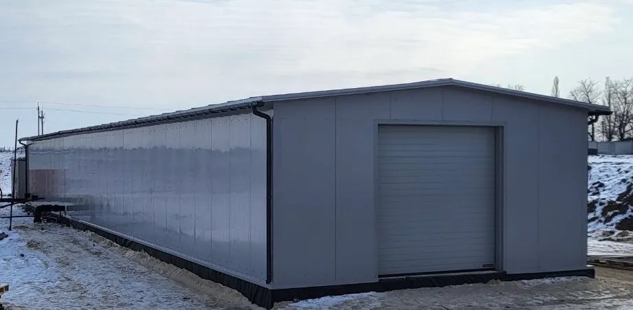 Складской комплекс возле Sun Ray — сендвич-панели